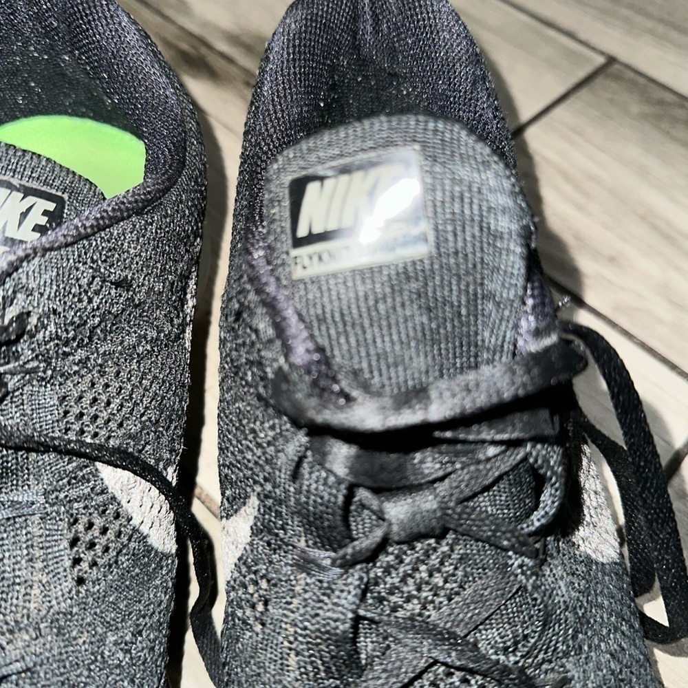 Nike Men’s Flyknit Lunar 3 LB 826837-003 Black Running Shoes Sneakers Size 11.5 - Picture 3 of 7